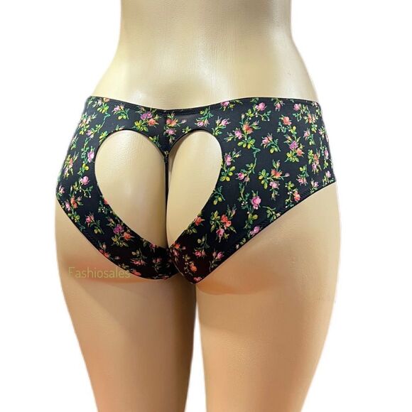 Victorias Secret Very Sexy Heart Cutout Ouvert open back cheeky panty Le Jardín - Picture 5 of 7